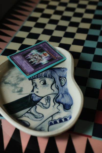 Smoking Woman Tray