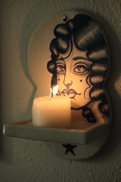 Pretty Lady Tea Light Holder